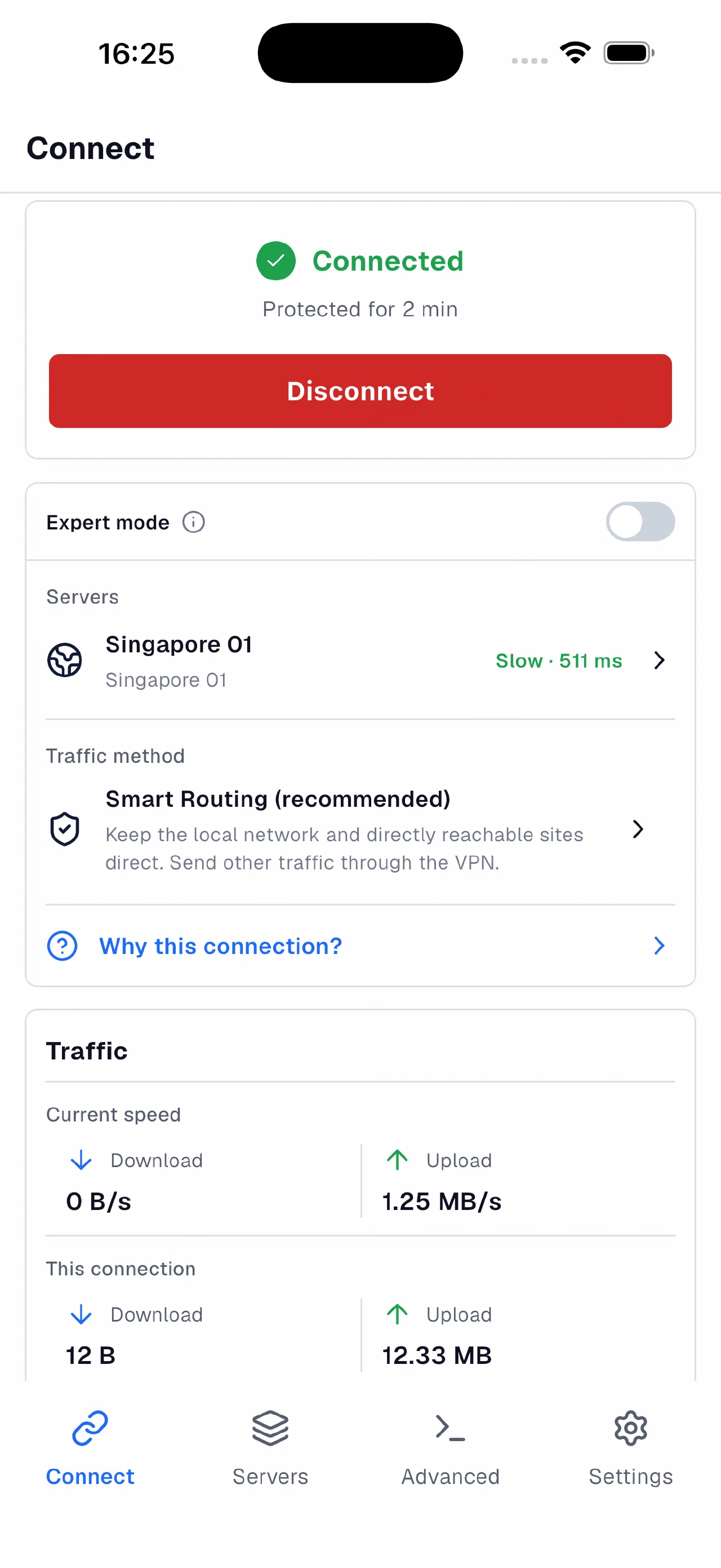 Connect on iPhone